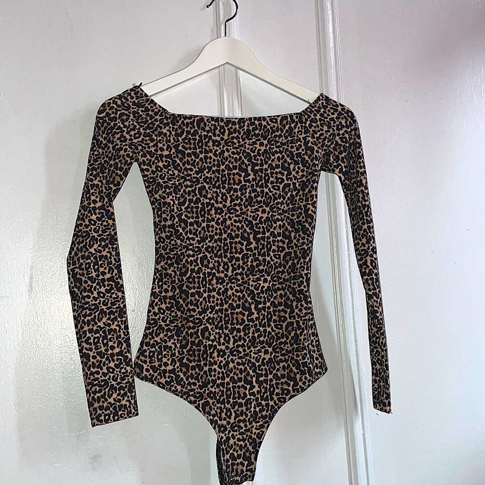 Cheetah print Long sleeve Bodysuit